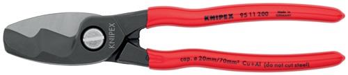 KNIPEX Kabelschere L.200mm Ku.-Überzug KNIPEX KNIPEX Kabelschere L.200mm Ku.-Überzug KNIPEX