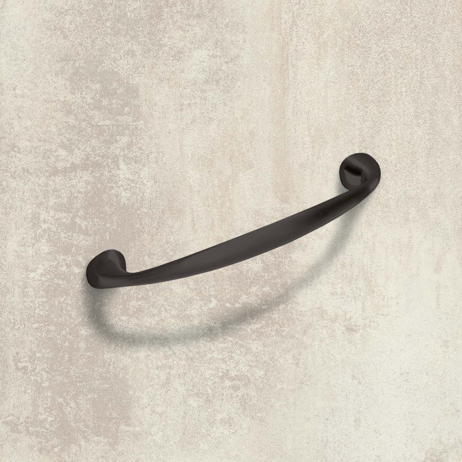 HETTICH Griff Terranda, Bohrabstand 128 mm, L 146 mm, B 12 mm, H 28 mm, Schwarz matt, 9345445