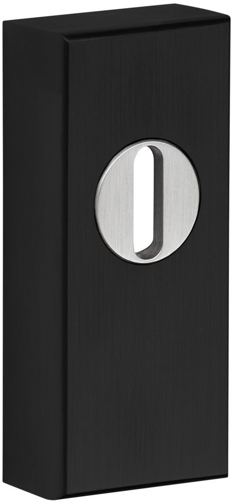 HERMAT Schutz-Schiebe-Schlüsselrosette 2076.KS, eckig, Edelstahl