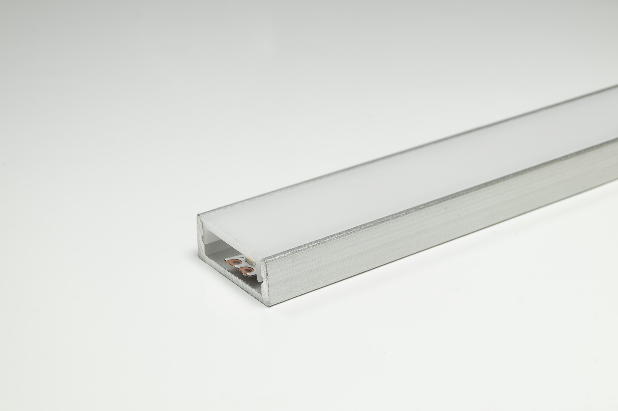 L&S LED Leuchtenprofil Paris 17,5x7 Einbau Aluminium EV1 L:3080 mm