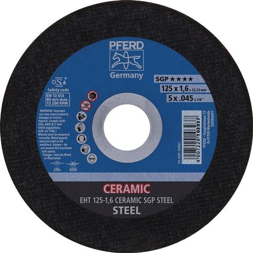 PFERD TOOLS Trennscheibe Ceramic SGP Steel D125x1,6mm ger.STA PFERD