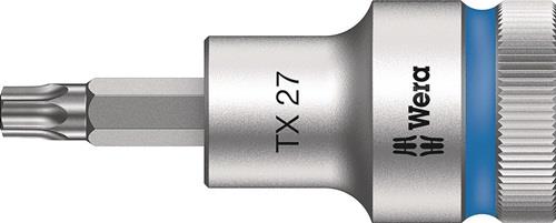 WERA Steckschlüsseleinsatz 8767 C HF TORX® 1/2 Zoll T27 L.60mm WERA