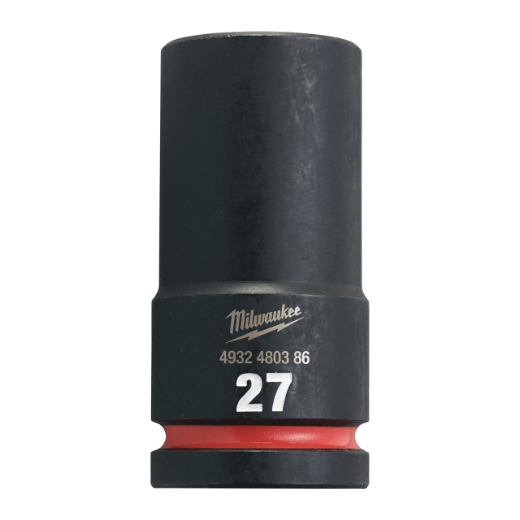 MILWAUKEE 27 x 90 mm SHOCKWAVE Schlagnuss 3/4" lang