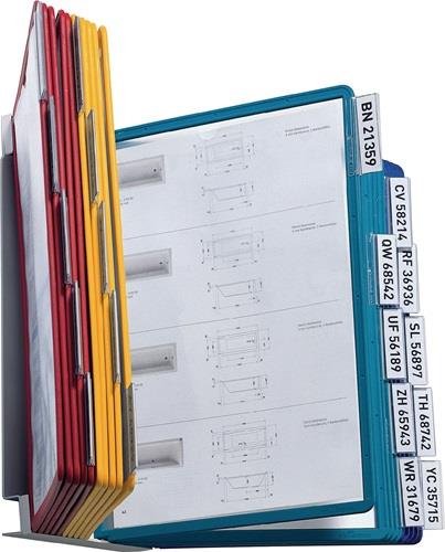 DURABLE Wandhalter 20 Sichttafeln m.Profilrahmenf.DURABLE