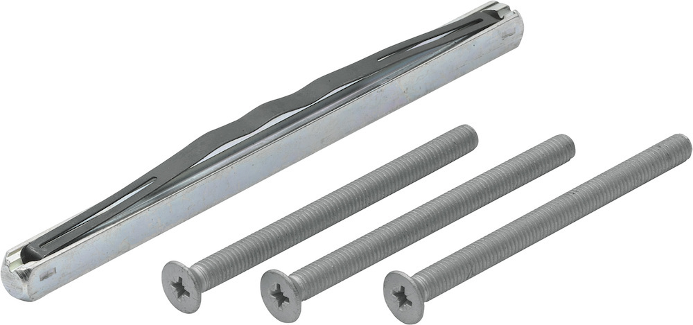 HOPPE® Befestigungsset für Profiltür-(Schutz-)Türgriffgarnituren ES1 (Griff/Griff), VK 8 mm, Stiftlänge , Türdrücker, Profiltür