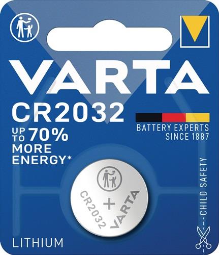 VARTA Knopfzelle Electronics 3 V 220 mAh CR2032 20x3,2mm VARTA