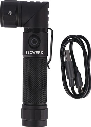 TECWERK LED-Taschenlampe 100-1000 lm Li-ion 180m blau/schwarz TECWERK