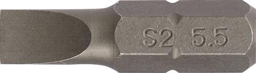 TECWERK Bit f.Schlitzschrauben 6,5mm L.25mm 1/4 Zoll C6,3 Schneidenstärke 1,2mm TECWERK