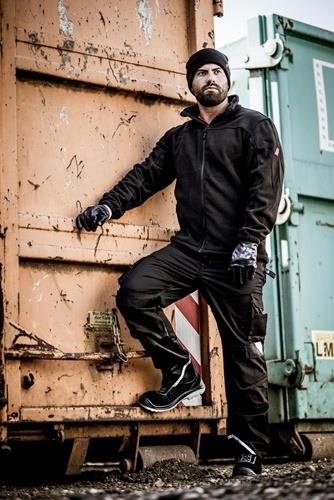 NITRAS Fleecejacke MOTION TEX PLUS Gr.L schwarz NITRAS