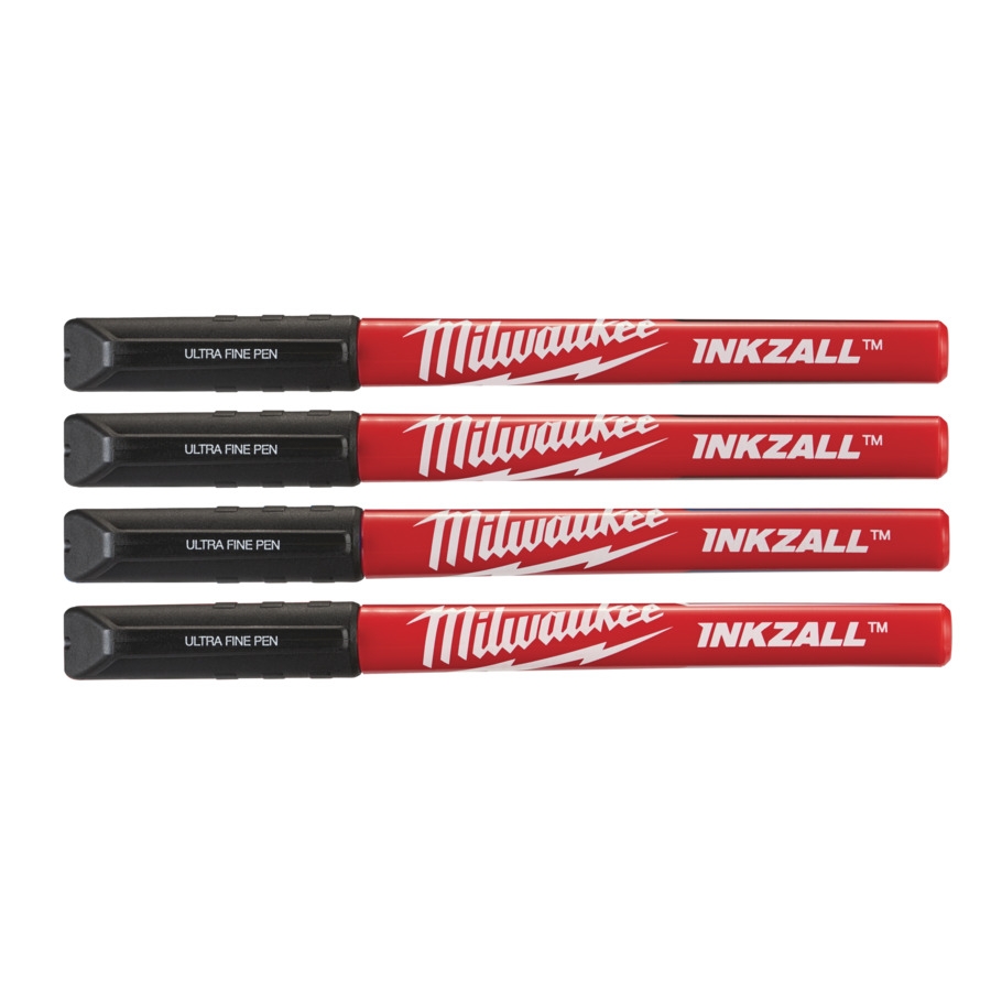 MILWAUKEE INKZALL Fineliner schwarz (4pc)