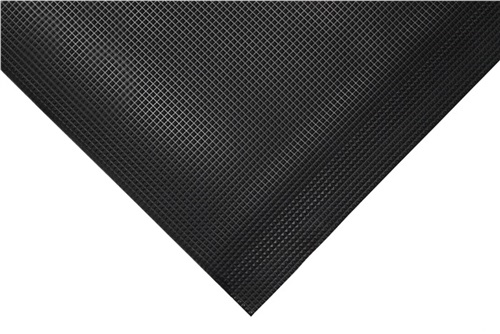 COBA Arbeitsplatzbodenbelag Zuschnitt LxB900xS10mm schwarz PVC