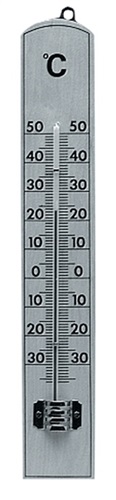 TFA Zimmerthermometer Messber.-30 b.50GradC H206xB35xT15mm Buche TFA