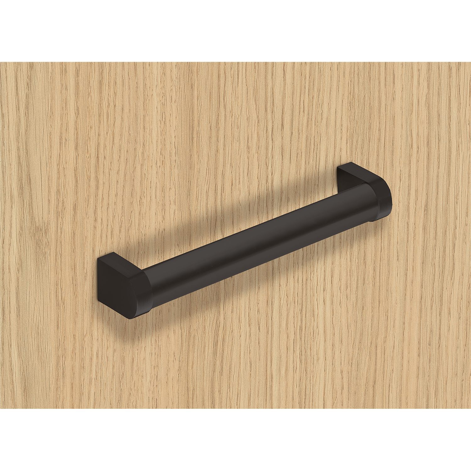 HETTICH Griff Como, •–• 192, L 204 mm, B 26 mm, H 45 mm, Schwarz matt, 9264072