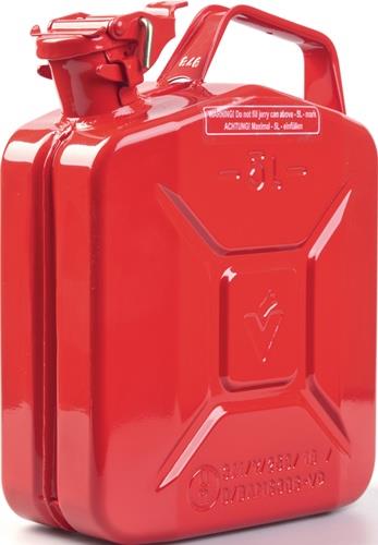 VALPRO Kraftstoffkanister 5l Feuerrot RAL 3000 Stahlbl.0,9mm L230xB120xH310mm VALPRO