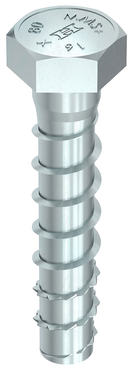 HECO MULTI-MONTI-plus S 16,0 x 80, Sechskantkopf, verzinkt blau, A2K