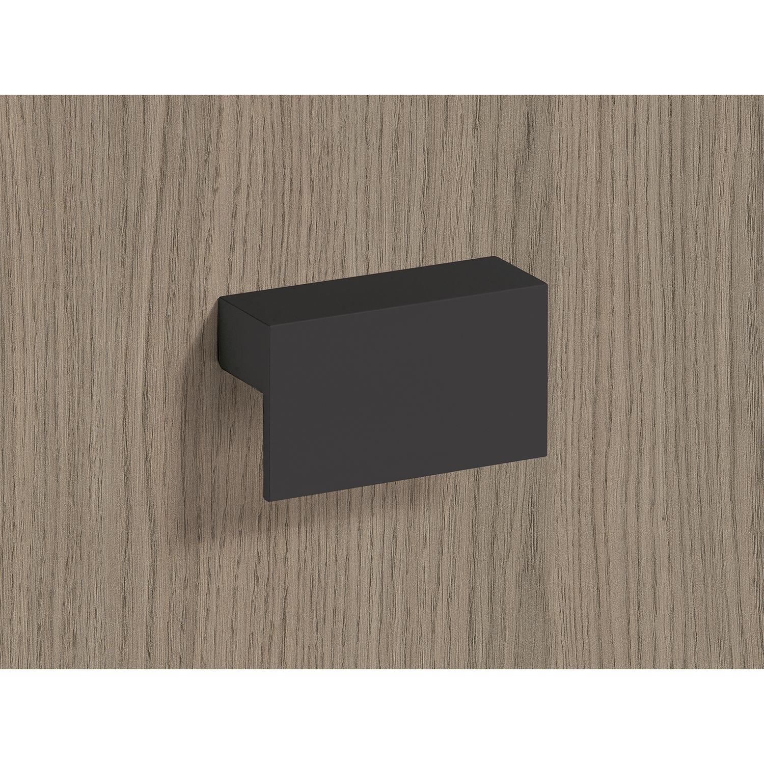HETTICH Griff Trani, •–• 128, L 128 mm, B 26 mm, H 16 mm, Schwarz matt, 9265972 HETTICH Griff Trani, •–• 128, L 128 mm, B 26 mm, H 16 mm, Schwarz matt, 9265972