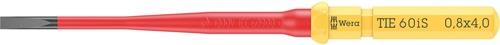 WERA Wechselklingen KK VDE 60 iS TiE Schlitz S0,8xB4xL157mm Black Point red.Kl.
