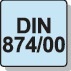 PROMAT Haarlineal DIN 874/00 L.125mm Spezialstahl Q.22,7 x 5mm PROMAT
