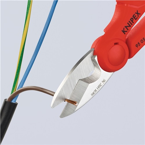 KNIPEX Elektriker-/Handwerkerschere L.155mm 2-K.-Hüllen KNIPEX