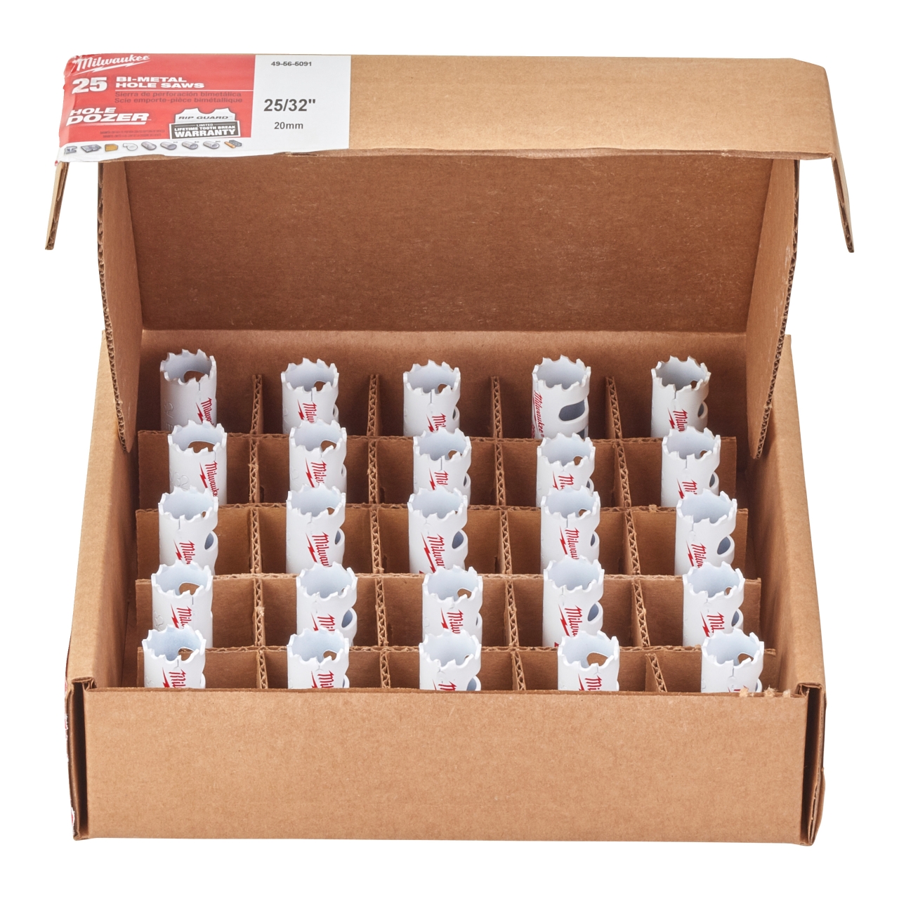 MILWAUKEE Hole Dozer Großpack Lochsäge Bi-Metall 20 mm