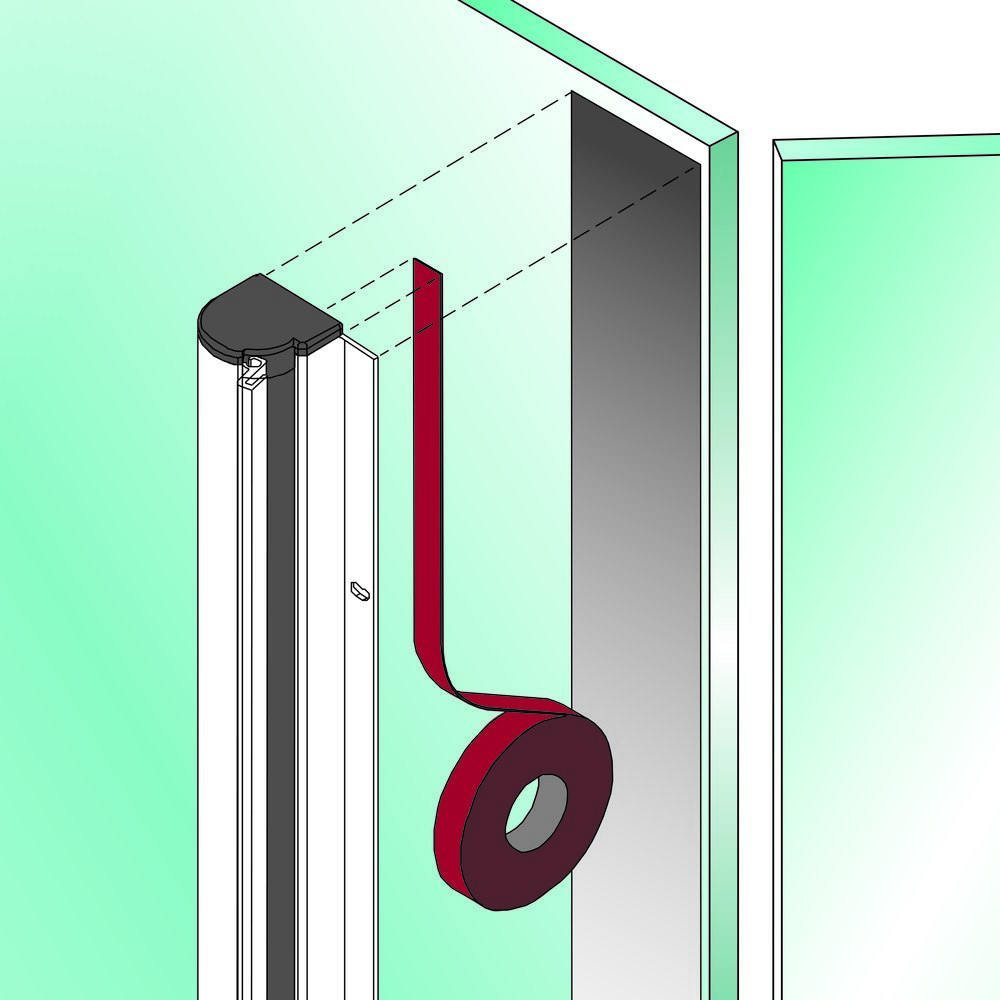 PLANET Klebeset G für Glastüren FSR6000/7000 2.500 mm