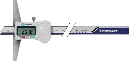 PROMAT Tiefenmessschieber DIN 862 300mm dig.ger.Schiene PROMAT