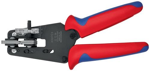 KNIPEX Präzisionsabisolierzange L.195mm Mehrkomponeten-Hüllen 0,14-6 (AWG 26-10) mm²