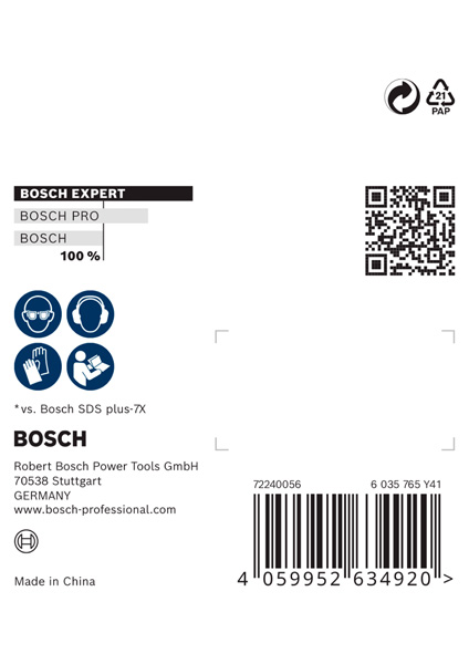 BOSCH EXPERT SDS Clean plus Anschluss für Hammerbohrer