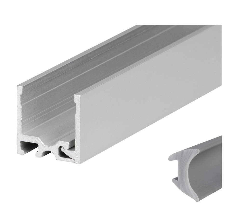 HERMAT Trennwand-Deckenprofil 6951, Aluminium