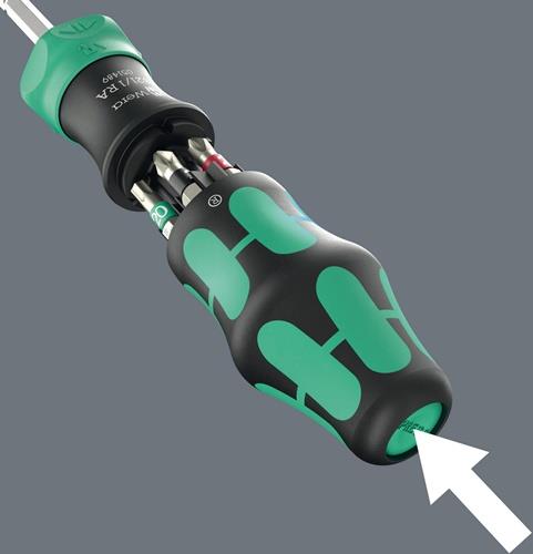 WERA Magazinbithalter Kraftform Kompakt 28 RA 6-tlg.WERA