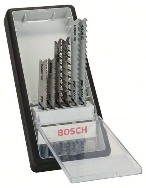 BOSCH Stichsägeblatt-Set Robust Line Progressor, U-Schaft, 6-teilig