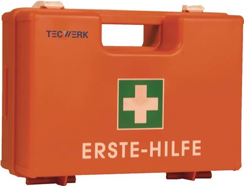 TECWERK Erste Hilfe Koffer BAUBRANCHE B260xH170xT110ca.mm orange TECWERK