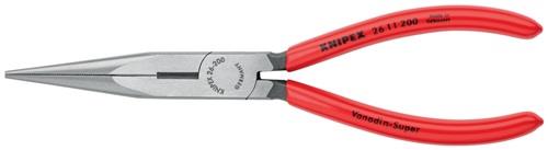 KNIPEX Flachrundzange L.200mm pol.ger.Ku.-Überzug KNIPEX