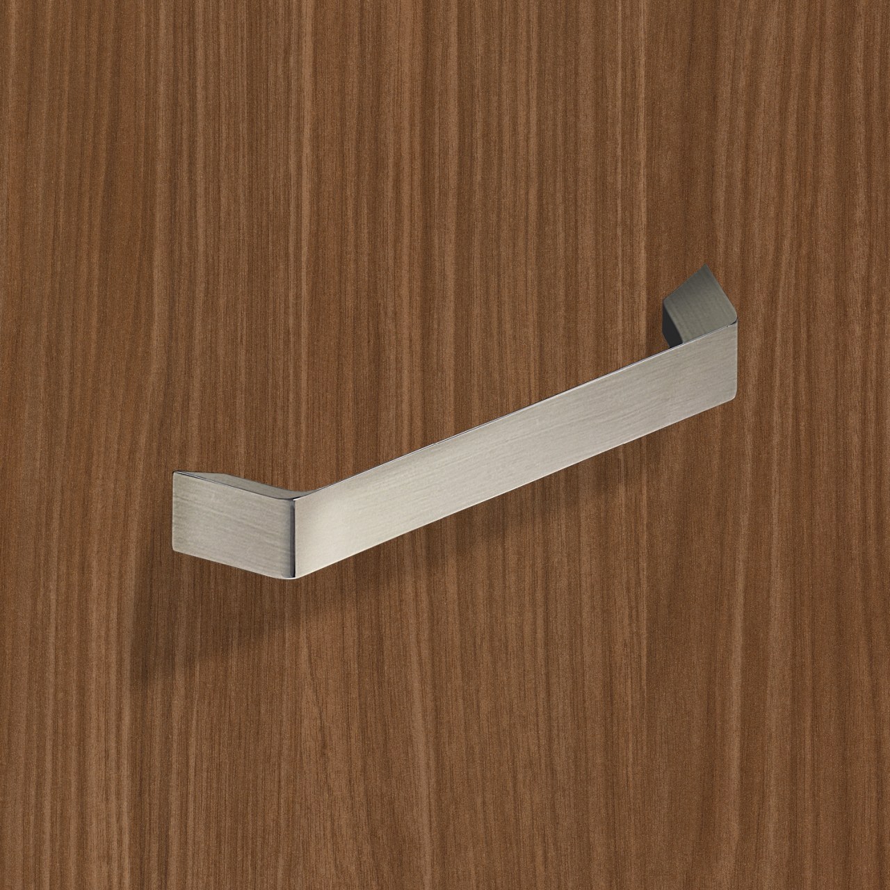 HETTICH Griff Veronia, •–• 128, L 144 mm, B 14 mm, H 30 mm, Edelstahl Optik gebürstet, 9065635 HETTICH Griff Veronia, •–• 128, L 144 mm, B 14 mm, H 30 mm, Edelstahl Optik gebürstet, 9065635