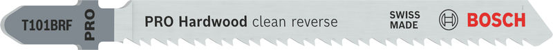 BOSCH Stichsägeblatt T 101 BRF Clean for Hard Wood, 3er-Pack