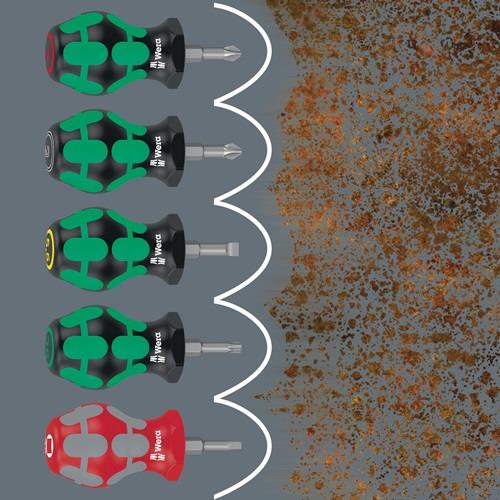 WERA Schraubendrehersatz Stubby TX 1 5-tlg.Kraftform,mehrkomponentig WERA WERA Schraubendrehersatz Stubby TX 1 5-tlg.Kraftform,mehrkomponentig WERA