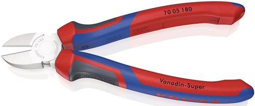 KNIPEX Seitenschneider L.180mm Kopf pol.Comfort-Griffe max.2,5mm KNIPEX