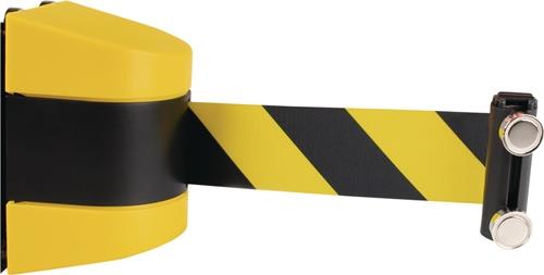 EICHNER Gurtkassette gelb f.Gurt-L.4,6m gelb/schwarz beids.magn.
