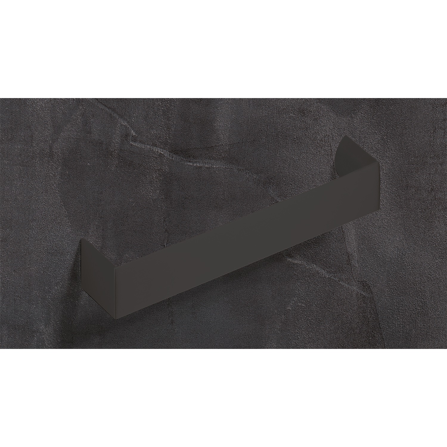 HETTICH Griff Nursia, •–• 160, L 168 mm, B 24 mm, H 30 mm, Schwarz matt, 9264087 HETTICH Griff Nursia, •–• 160, L 168 mm, B 24 mm, H 30 mm, Schwarz matt, 9264087