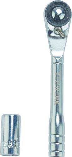 TECWERK Bit-/Hebelumschaltknarre 1/4 Zoll 72 Z.Umschalth.TECWERK