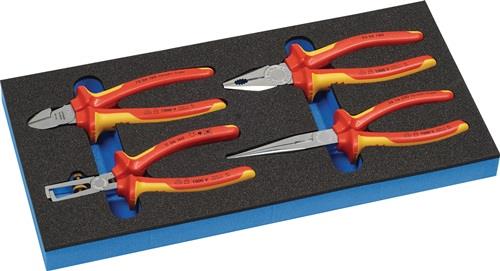 KNIPEX Werkzeugmodul 4-tlg.1/3-Modul VDE-Zangensatz KNIPEX