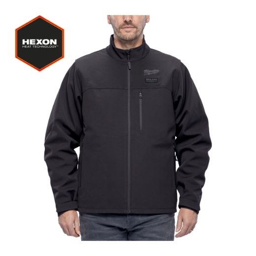 MILWAUKEE M12™ Akku-Heiz-Jacke Herren schwarz, ohne Akku u. Ladegerät Gr. L