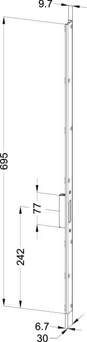 WINKHAUS Mehrfachverriegelung T-LB VERL. SL U3061-69 SKG UMV RS MC, WINKHAUS Mehrfachverriegelung T-LB VERL. SL U3061-69 SKG UMV RS MC,