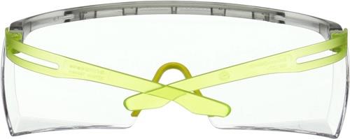 3M Schutzbrille SecureFit™ 3700 EN 166,EN 170 Bügel grau/lindgrün,Scheibe klar