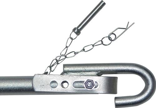 Nordwest Abschleppstange STA/Metall L1830xB65xH53mm 4,04kg silber HP AUTOZUBEHÖR