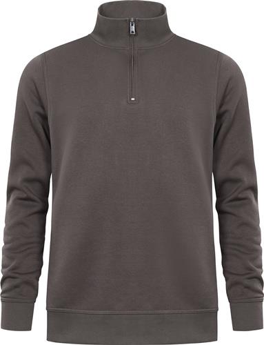 PROMODORO Sweatshirt Troyer Side Pocket Gr.M charcoal PROMODORO