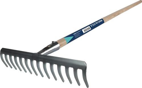 TECWERK Rechen Arbeits-B.350mm 14 Zinken verz.TECWERK