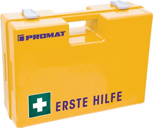 PROMAT Erste Hilfe Koffer BAUBRANCHE B260xH170xT110ca.mm orange PROMAT