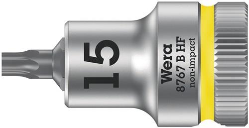 WERA Schraubendrehereinsatz 8767 B HF Torx 3/8 Zoll TORX® TX 15 L.35mm WERA