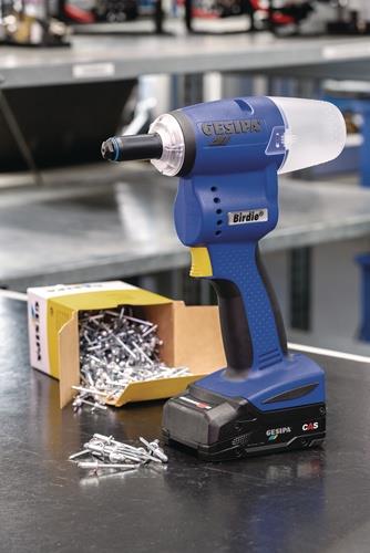 GESIPA Akkublindnietsetzgerät-Set Birdie® 10000N in L-Boxx GESIPA